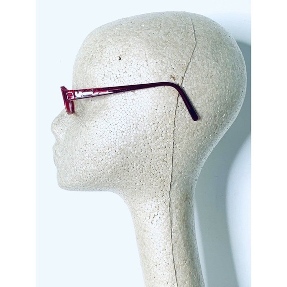 Coach Red Rectangular Frame Glasses - Picture 11 of 11